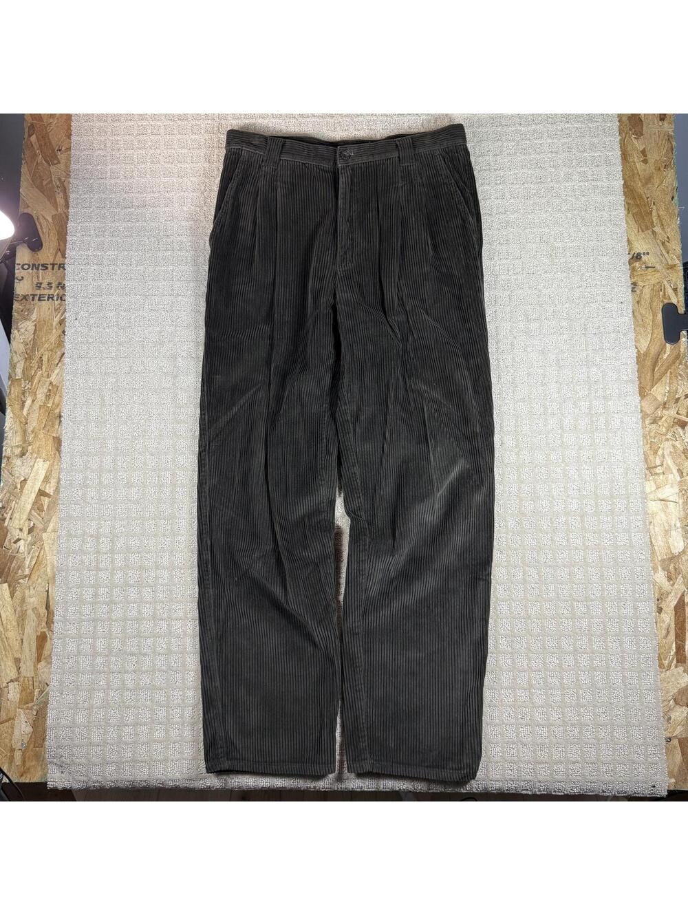 Y2K Point Zero Corduroy Wide Leg Pants 36x33